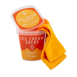 Orange Sorbet Ice Cream Socks