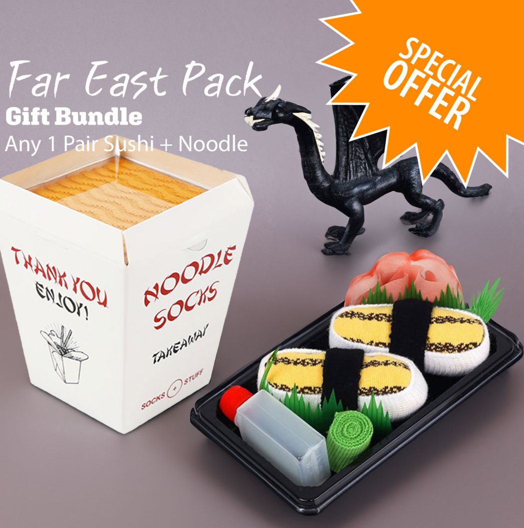 Gift Bundle Pack:Noodle+One Pair Sushi