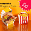 Gift Bundle Pack:Burger And Fries